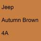 Preview: Jeep, Autumn Brown, 4A.